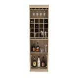 English Elm Bar Cabinet Atanasio, Living Room, Light Pine