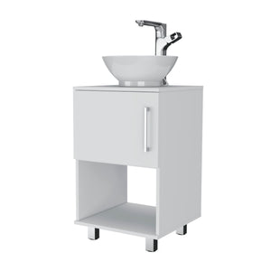 English Elm Single Bathroom Vanity Pigmag, Bathroom, White