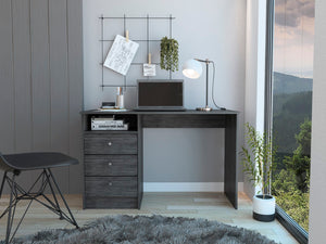 English Elm Computer Desk Fremont, Office, Smokey Oak