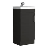 English Elm Bathroom Vanity Sink Jozz, Bathroom, Black