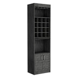 English Elm Bar Cabinet Modoc, Living Room, Smokey Oak