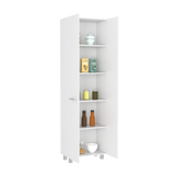 English Elm Pantry Cabinet Phoenix, Kitchen, White