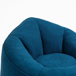 English Elm Bedding Foam Filled Bean Bag Chair with Footrest for Lounge and Reading Rooms W1996130769