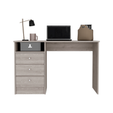 English Elm Computer Desk Fremont, Office, Light Gray