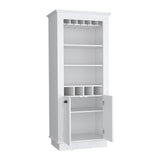 English Elm Bar Cabinet Provo, Living Room, White