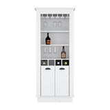 English Elm Bar Cabinet Provo, Living Room, White