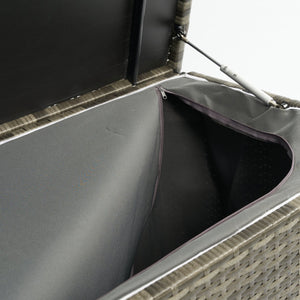 English Elm Outdoor 113 Gallon Wicker Storage Chest with Removable Water-Resistant Liner for Patio & Pool W329138976