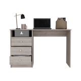 English Elm Computer Desk Fremont, Office, Light Gray