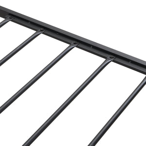 English Elm Queen Upholstered Platform Bed Steel Frame Usb Charging Under Bed Storage Modern W311133402
