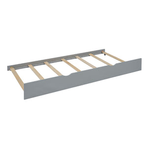 English Elm Twin-over-twin Bunk Bed with Trundle Built-in Desk Storage Drawers and Power Outlets Gray LT000363AAE-1