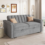 Convertible Pull-Out Sofa Bed: 2-in-1 Design, Comfortable for Two