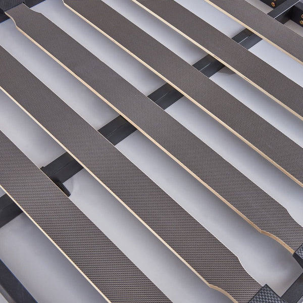 English Elm Twin Murphy Bed with Shelves Drawers Wardrobe & Fold-Down Desk White — Space-Saving Modern Guest Solution GX002022AAK