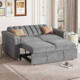 English Elm Convertible Soft Cushion Sofa Pull Bed ,For Two People To Sit On