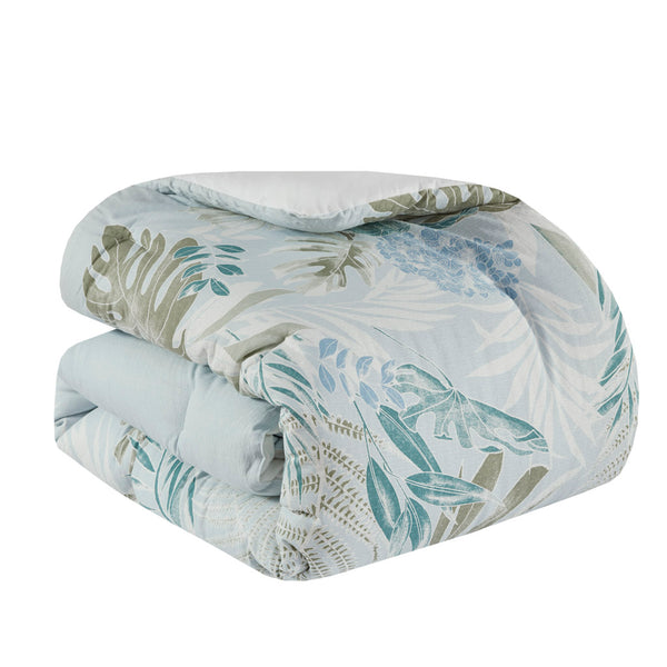 English Elm 6 Harbor House Kiawah Island Oversized Cotton Comforter Set with Coastal Print, Hypoallergenic, OEKO-TEX treated Blue 20.87 L x 22.83 W x 11.02 H B035128766