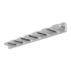 English Elm (same as W1340142519) Chrome 7-light Led Vanity Bar Acrylic Shades Bathroom Mirror Wall Fixture W1340P206808