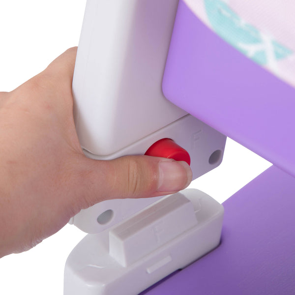 English Elm Convertible Purple High Chair for Babies to 6Y | Adjustable Recline, Removable Tray & Safety Belt W2181P147619