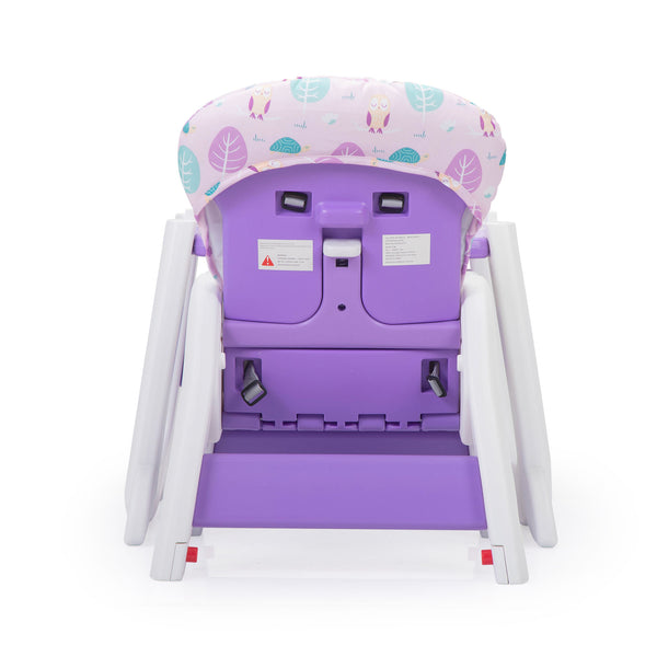 English Elm Convertible Purple High Chair for Babies to 6Y | Adjustable Recline, Removable Tray & Safety Belt W2181P147619