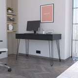 English Elm Desk Hinsdale, Office, Black