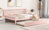 Hearth and Haven Full Size Daybed with Trundle and Support Legs GX002028AAH
