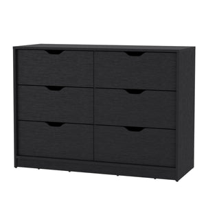 English Elm Dillon White 4-Drawer Dresser with 2 Bottom Cabinets for Clothes & Shoes, Engineered Wood Storage B128P148697