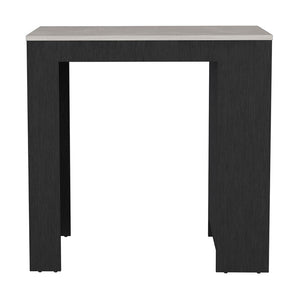 English Elm Harlan Counter Height Kitchen Island Table with 23.2"x36.2" Top, 3-Side Shelves & Multiple Finishes B128P148715