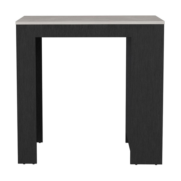 English Elm Harlan Counter Height Kitchen Island Table with 23.2"x36.2" Top, 3-Side Shelves & Multiple Finishes B128P148715