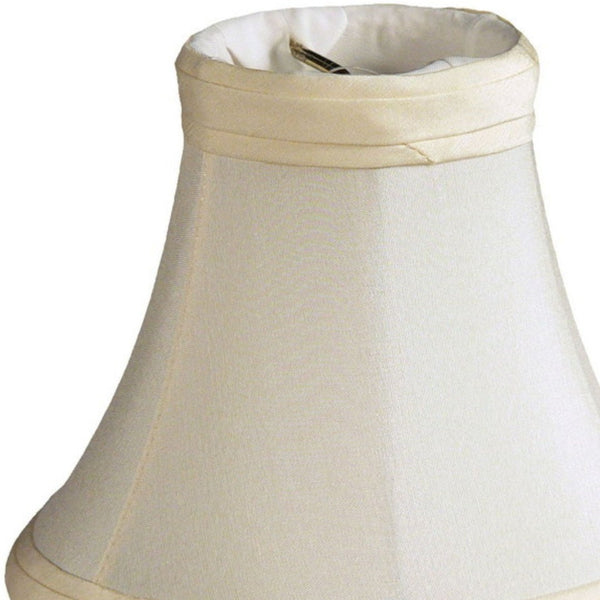English Elm Slant Shantung Silk Flame Clip Chandelier Shades Set of 6 Softback Oyster B075101714