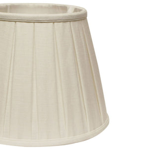 English Elm Slant Linen Softback Shade with Box Pleats and Brass Washer Fitter for Table Lamps B075101608
