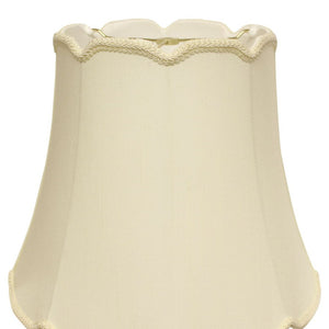 English Elm Slant Empire Shantung Softback Lampshade Warm Egg Tone with V-notch Washer Fitter B075101527