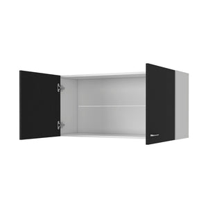 English Elm Oklahoma Multicolor Wall Cabinet Two Door 39.3"W x 19.3"H Particle Board Storage, Easy Assembly, Space-Saving Design B128P148778