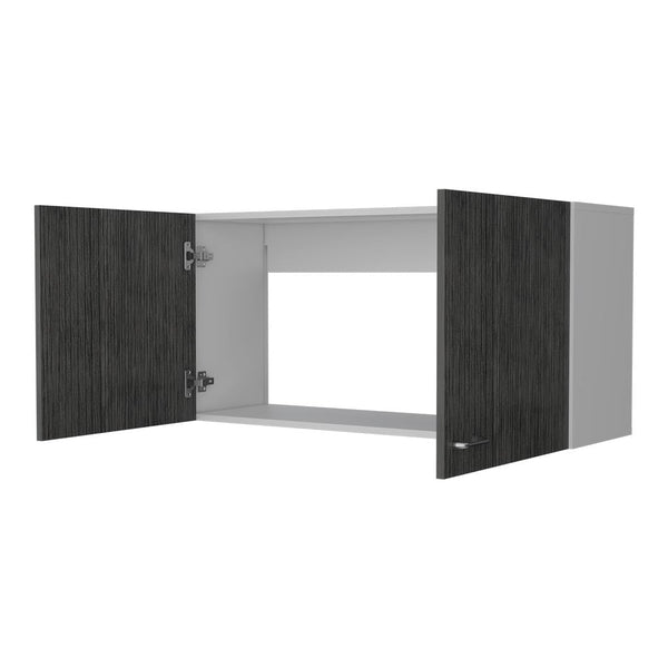 English Elm Oklahoma Wall Cabinet Two Doors – Space-Saving Particleboard Storage 39.3"W x 19.3"H Sleek Design Multicolor 42 L x 24 W x 4 H B128P148777