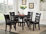 English Elm 5-Piece Dining Set, Ebony