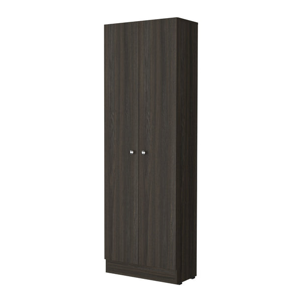 English Elm Virginia Double Door Storage Cabinet with 5 Adjustable Shelves, 70.8"H x 23.6"W x 11.8"D Multicolor Particle Board Durable Design B128P148834