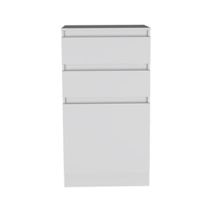 English Elm Celestial chic jewelry dresser with mirror, two drawers and single-door cabinet for elegant storage and decor White 51 L x 26 W x 5 H B128P148686