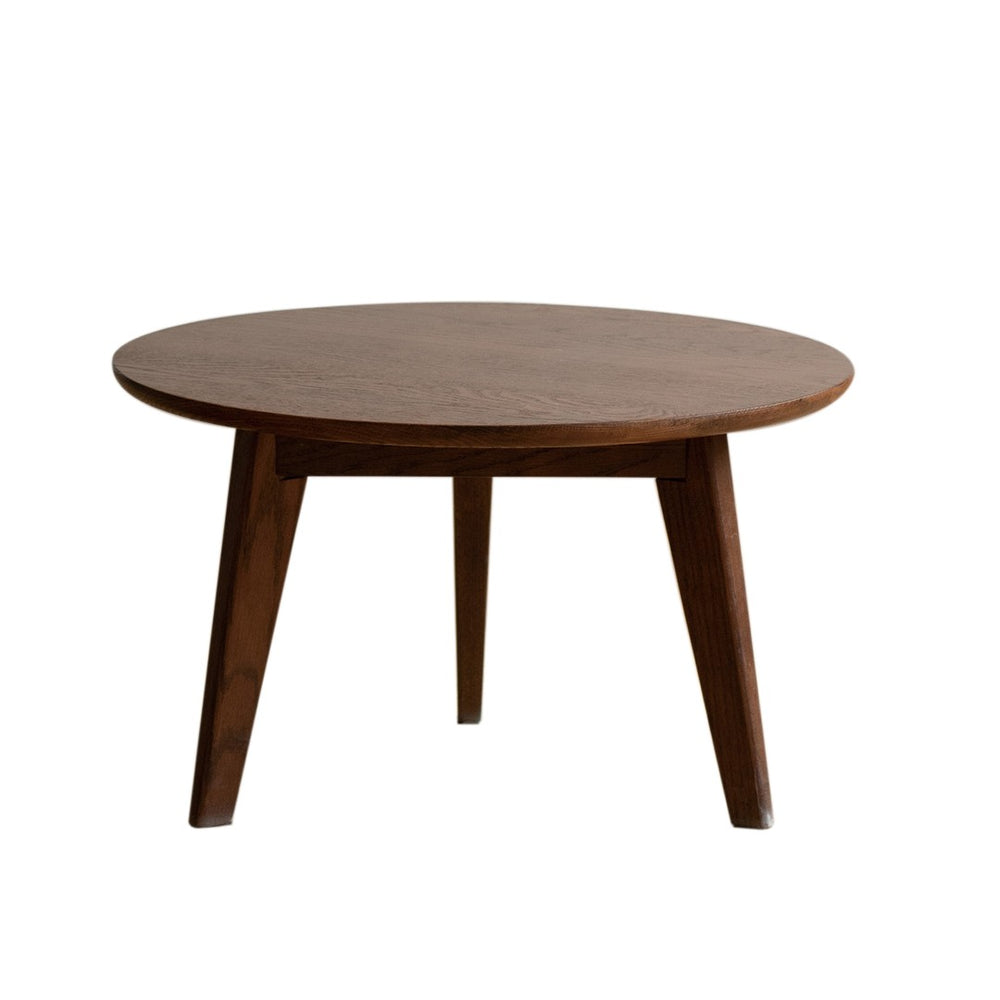 English Elm Center Solid Oak Square Coffee Table Walnut Finish Low Profile Living Room Accent W1283P147830
