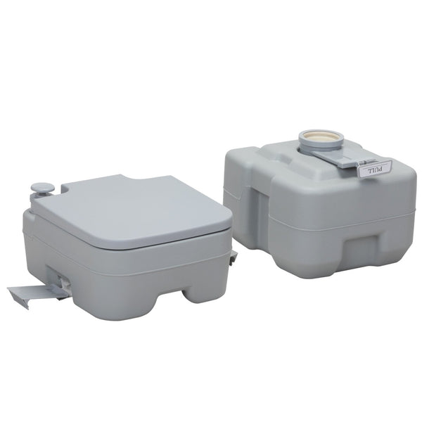 English Elm Portable Toilet with 5.3 Gallon Waste Tank Hdpe Camping Porta Potty Carry Bag W2181P148123