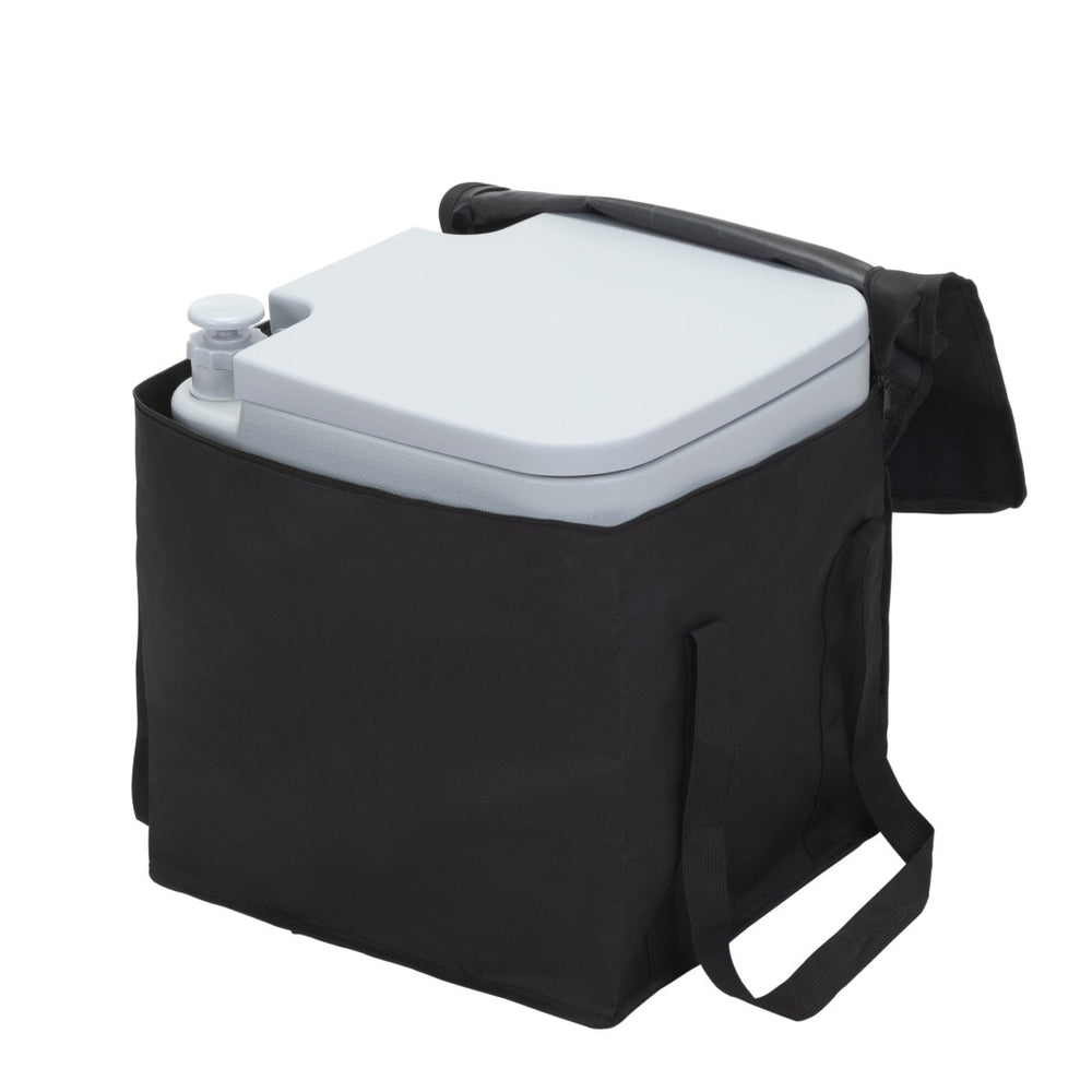 English Elm Portable Toilet with 5.3 Gallon Waste Tank Hdpe Camping Porta Potty Carry Bag W2181P148123