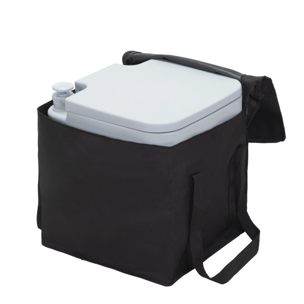 English Elm Portable Toilet with 5.3 Gallon Waste Tank Hdpe Camping Porta Potty Carry Bag W2181P148123
