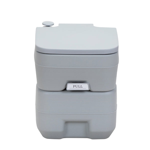 English Elm Portable Toilet with 5.3 Gallon Waste Tank Hdpe Camping Porta Potty Carry Bag W2181P148123