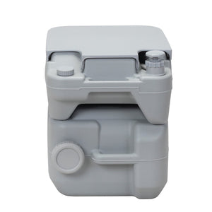 English Elm Portable Toilet with 5.3 Gallon Waste Tank Hdpe Camping Porta Potty Carry Bag W2181P148123