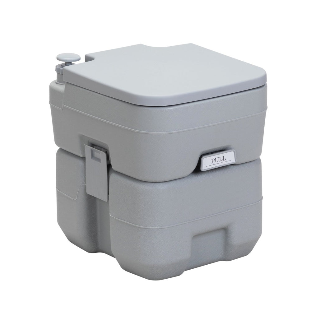 English Elm Portable Toilet with 5.3 Gallon Waste Tank Hdpe Camping Porta Potty Carry Bag W2181P148123