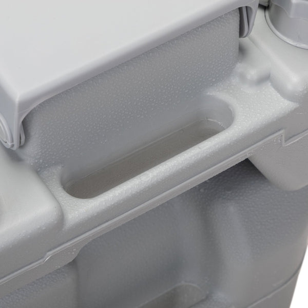 English Elm Portable Toilet with 5.3 Gallon Waste Tank Hdpe Camping Porta Potty Carry Bag W2181P148123