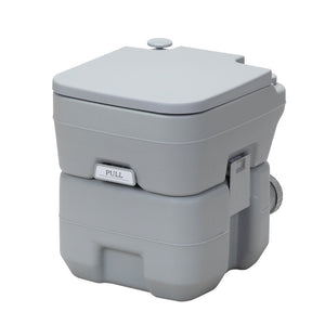 English Elm Portable Toilet with 5.3 Gallon Waste Tank Hdpe Camping Porta Potty Carry Bag W2181P148123