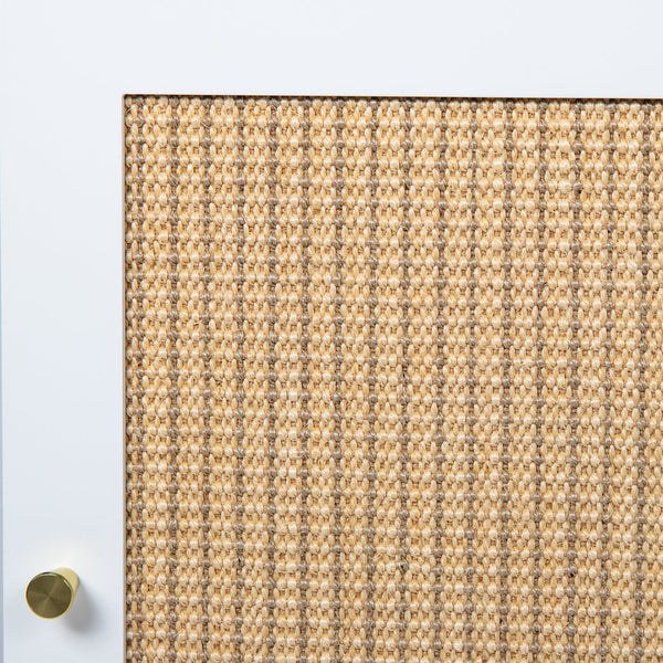 English Elm Cat Litter Box Enclosure Rubberwood with Sisal Scratch Pad, Storage Drawers, Anti‑Tip, Mid‑Century Style W1801137449