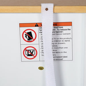 English Elm Cat Litter Box Enclosure Rubberwood with Sisal Scratch Pad, Storage Drawers, Anti‑Tip, Mid‑Century Style W1801137449