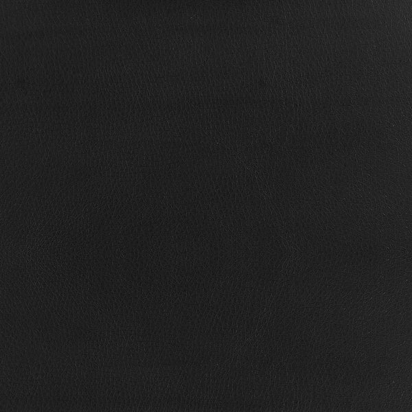 English Elm Black Tufted Adjustable Bar Stool with Chrome Base, Armrests, Faux Leather Seat, 300 lb Capacity B062P149093