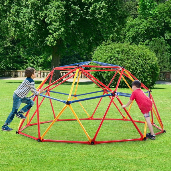 English Elm Children Outdoor Dome Climber Galvanized Steel Frame Backyard Play Structure 439 Lb W2181P149196