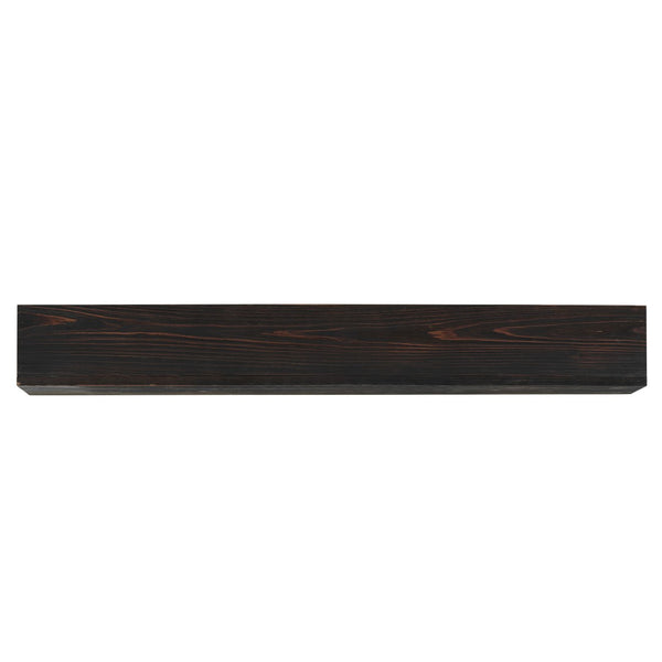 English Elm 72" Solid Cedar Floating Mantel Shelf Rustic Farmhouse Decor Display 50 Lb W1390138524