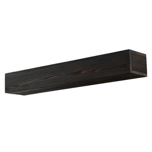 English Elm 72" Solid Cedar Floating Mantel Shelf Rustic Farmhouse Decor Display 50 Lb W1390138524