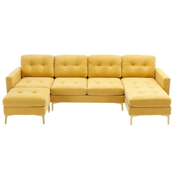 English Elm Twin Platform Bed Solid Pine Frame Six Drawer Storage Clean Modern Bedroom Design Yellow N719S000970L